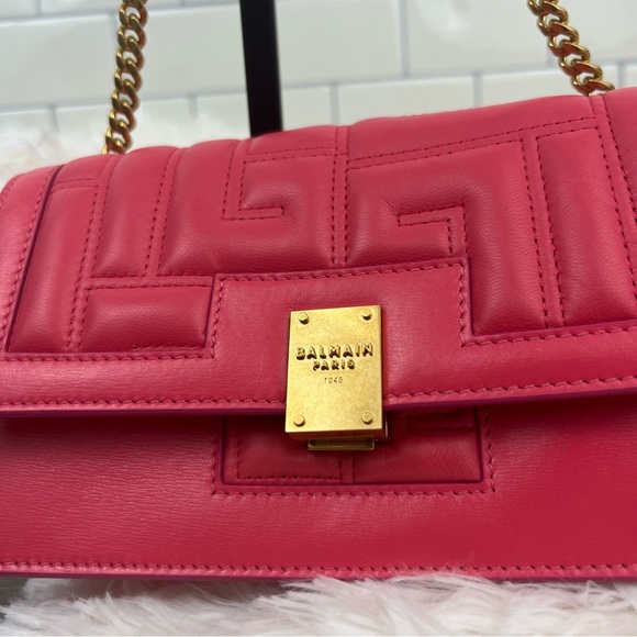 Pink 1945 Balmain Quilted Crossbody - Picture 3 of 10